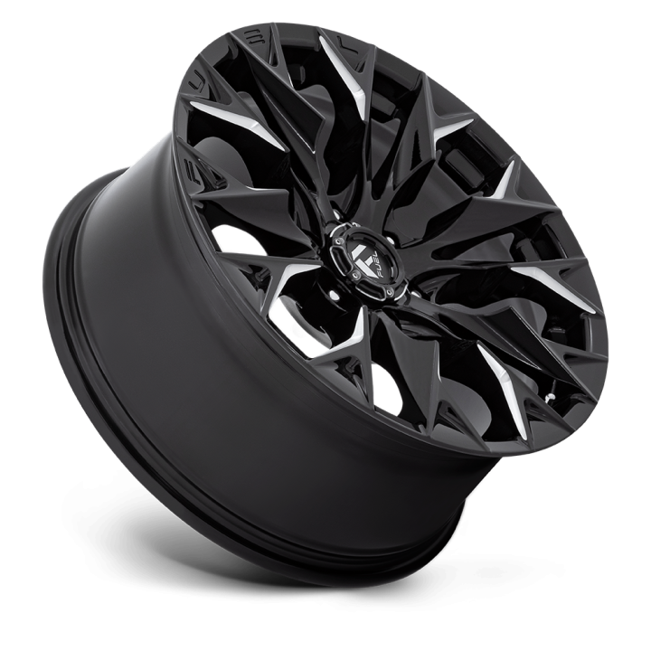Felga aluminiowa D803 FLAME Gloss Black Milled FUEL - ujęcie 3