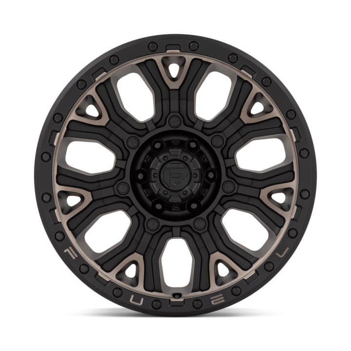 Felga aluminiowa D824 TRACTION Matte Black W/ Double Dark Tint FUEL - ujęcie 3