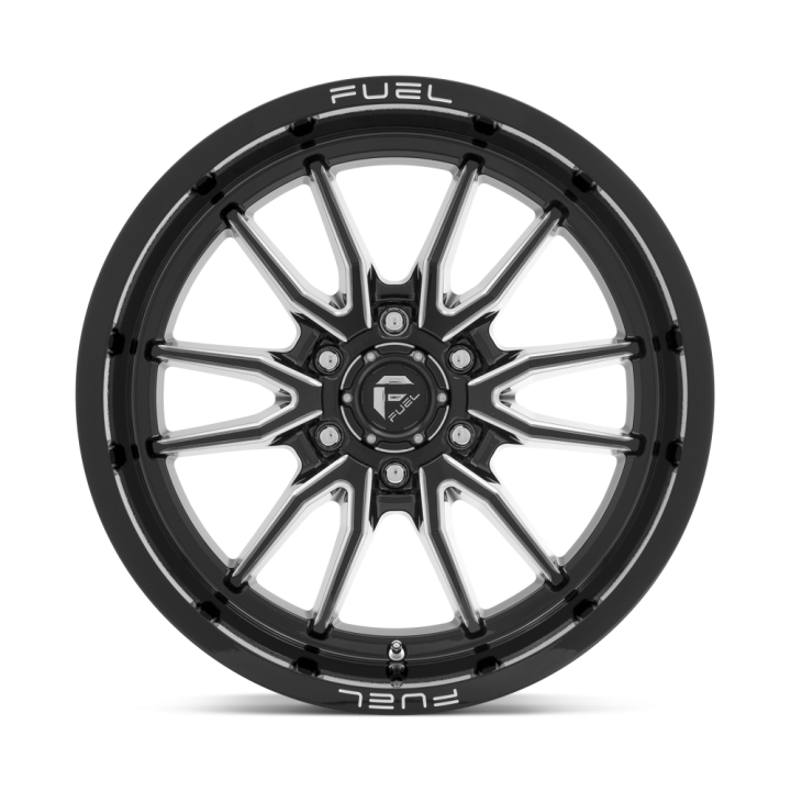 Felga aluminiowa D761 CLASH Gloss Black Milled FUEL - ujęcie 3