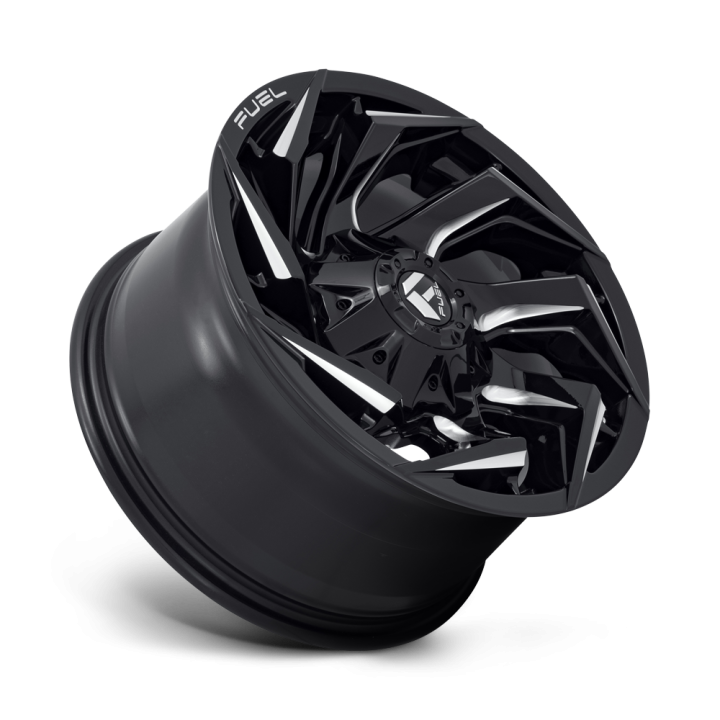 Felga aluminiowa D753 REACTION Gloss Black Milled FUEL - ujęcie 3