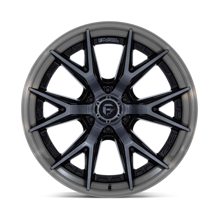 Felga aluminiowa FC402 CATALYST Gloss Black Brushed Dark Tint FUEL - ujęcie 3