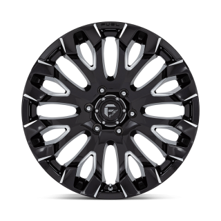 Felga aluminiowa D828 QUAKE Gloss Black Milled FUEL - ujęcie 2