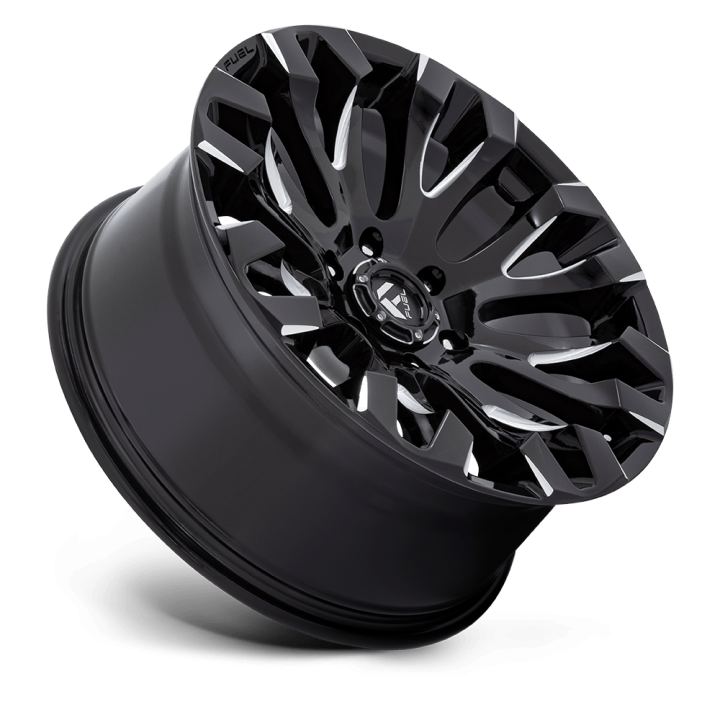Felga aluminiowa D828 QUAKE Gloss Black Milled FUEL - ujęcie 3