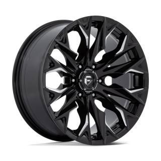 Felga aluminiowa D803 FLAME Gloss Black Milled FUEL