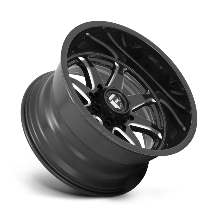 Felga aluminiowa D749 HAMMER Gloss Black Milled FUEL - ujęcie 2