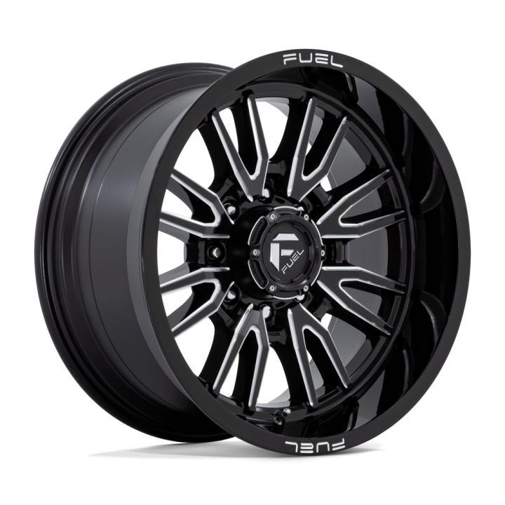 Felga aluminiowa D761 CLASH Gloss Black Milled FUEL