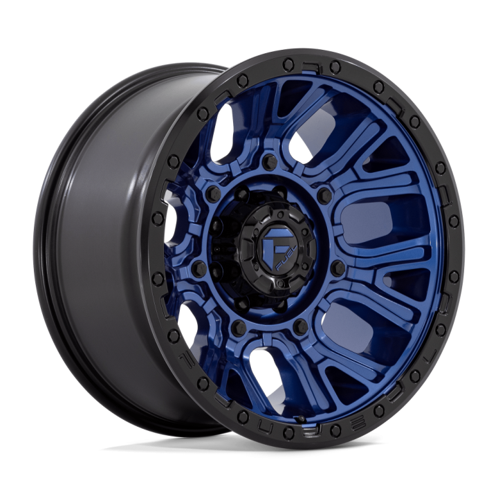Felga aluminiowa D827 TRACTION Dark Blue W/ Black Ring FUEL