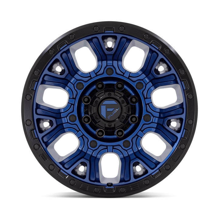 Felga aluminiowa D827 TRACTION Dark Blue W/ Black Ring FUEL - ujęcie 2