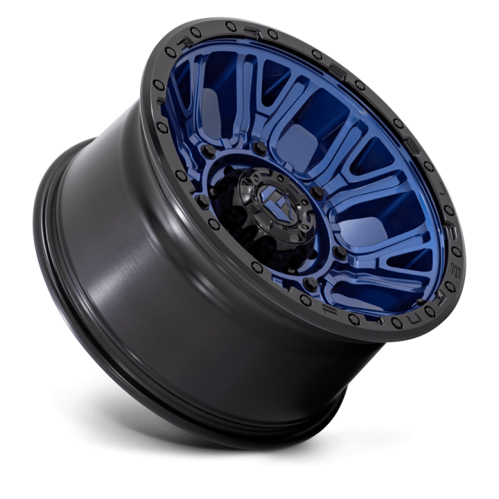 Felga aluminiowa D827 TRACTION Dark Blue W/ Black Ring FUEL - ujęcie 3