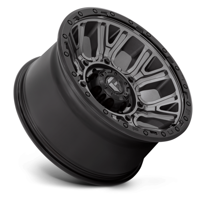 Felga aluminiowa D825 TRACTION Matte Gunmetal W/ Black Ring FUEL - ujęcie 3