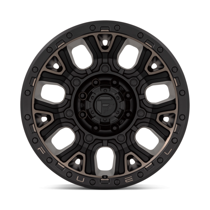 Felga aluminiowa D824 TRACTION Matte Black W/ Double Dark Tint FUEL - ujęcie 3