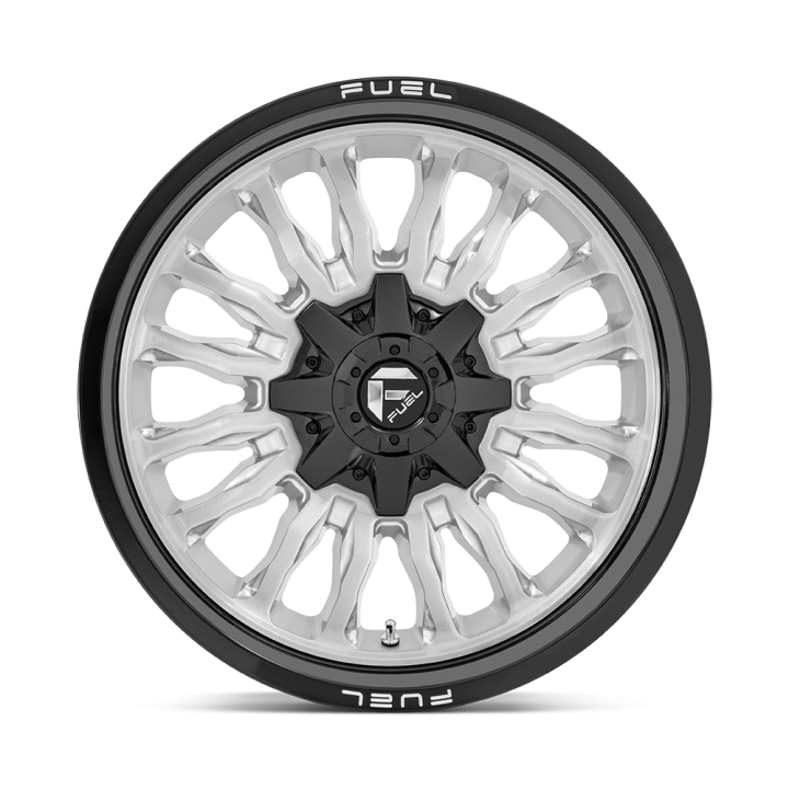 Felga aluminiowa D798 ARC Silver Brushed Face W/ Milled Black Lip FUEL - ujęcie 2