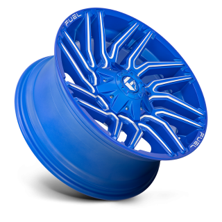 Felga aluminiowa D774 TYPHOON Anodized Blue Milled FUEL - ujęcie 2