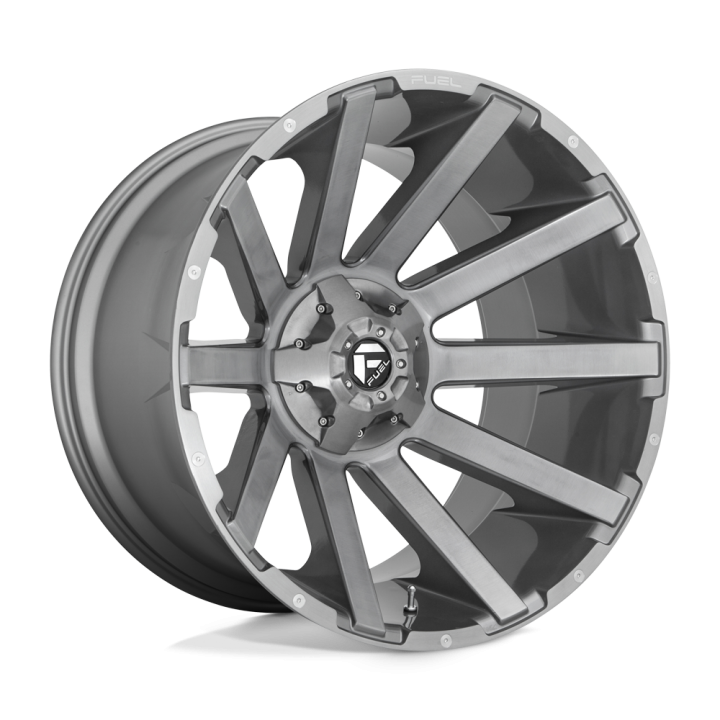 Felga aluminiowa D714 CONTRA PLATINUM Brushed Gun Metal Tinted Clear FUEL