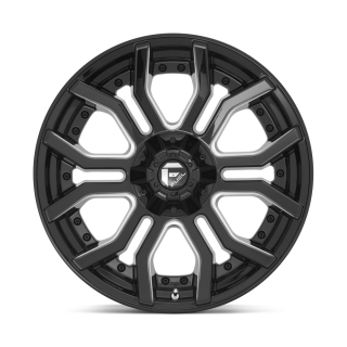 Felga aluminiowa D711 RAGE Gloss Black Milled FUEL - ujęcie 2