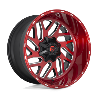 Felga aluminiowa D691 TRITON Candy Red Milled FUEL