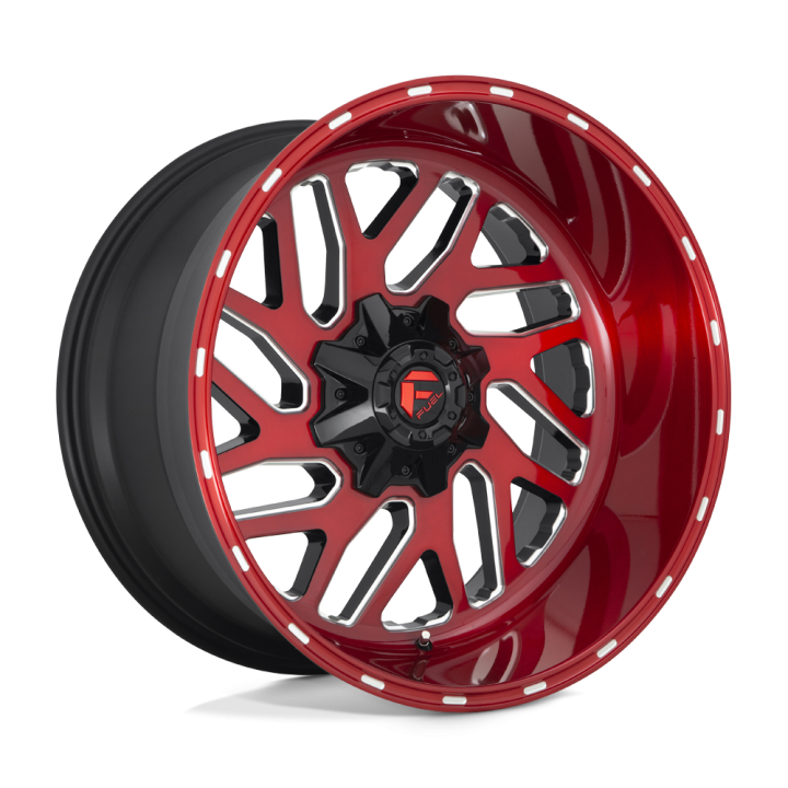 Felga aluminiowa D691 TRITON Candy Red Milled FUEL