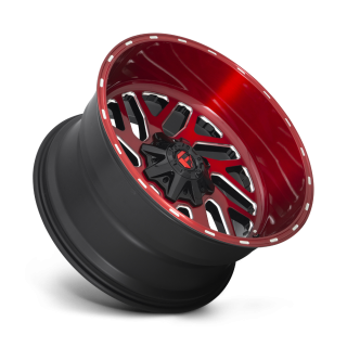 Felga aluminiowa D691 TRITON Candy Red Milled FUEL - ujęcie 2