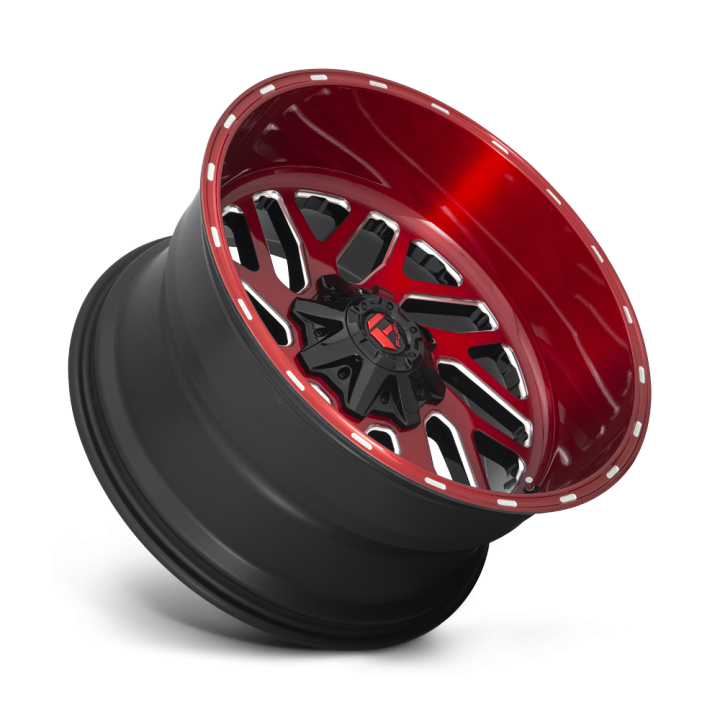 Felga aluminiowa D691 TRITON Candy Red Milled FUEL - ujęcie 2