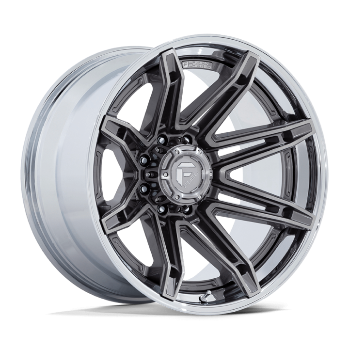 Felga aluminiowa FC401 BRAWL Platinum W/ Chrome Lip FUEL