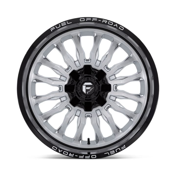 Felga aluminiowa D798 ARC Silver Brushed Face W/ Milled Black Lip FUEL - ujęcie 2