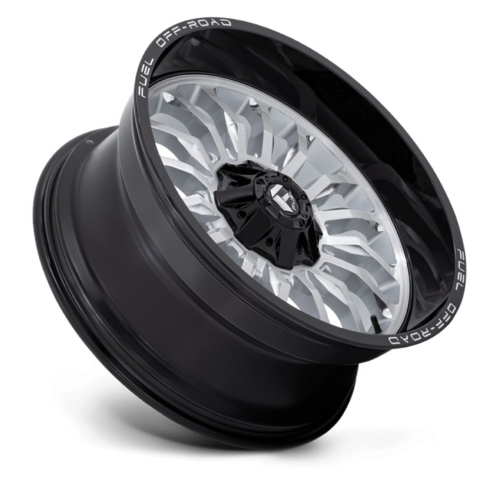 Felga aluminiowa D798 ARC Silver Brushed Face W/ Milled Black Lip FUEL - ujęcie 3