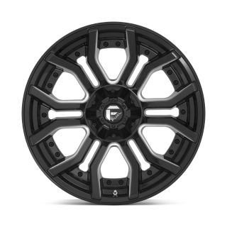 Felga aluminiowa D711 RAGE Gloss Black Milled FUEL - ujęcie 2