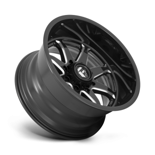 Felga aluminiowa D749 HAMMER Gloss Black Milled FUEL - ujęcie 2