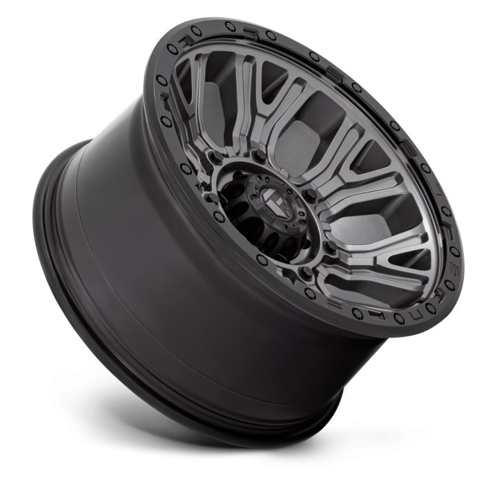 Felga aluminiowa D825 TRACTION Matte Gunmetal W/ Black Ring FUEL - ujęcie 3