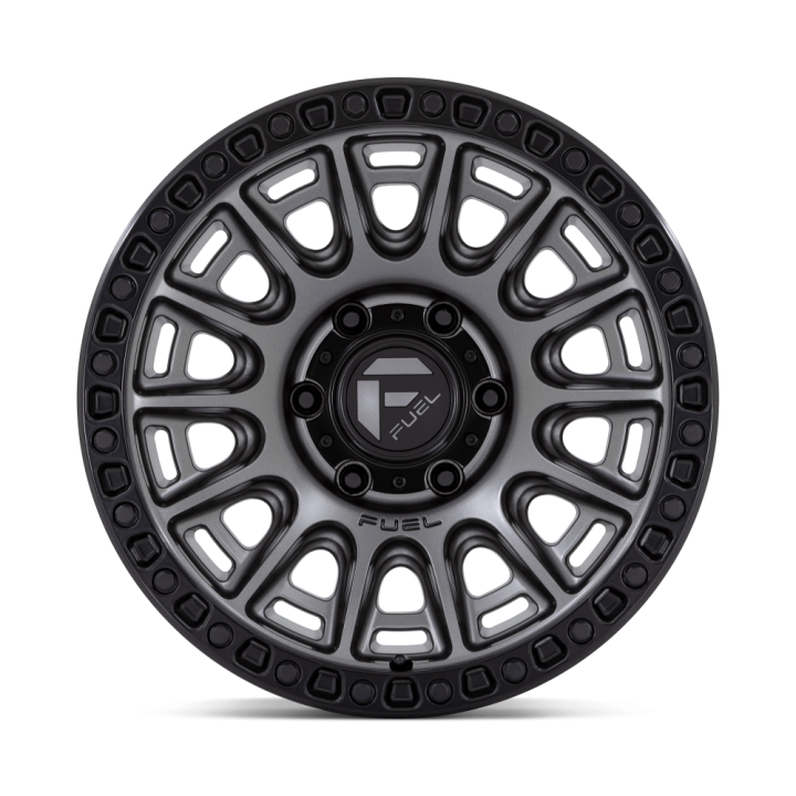 Felga aluminiowa D835 CYCLE Matte Gunmetal W/ Black Ring FUEL - ujęcie 2