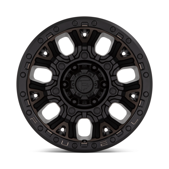 Felga aluminiowa D824 TRACTION Matte Black W/ Double Dark Tint FUEL - ujęcie 3