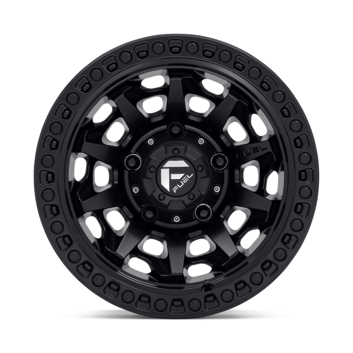 Felga aluminiowa D694 COVERT Matte Black FUEL - ujęcie 2