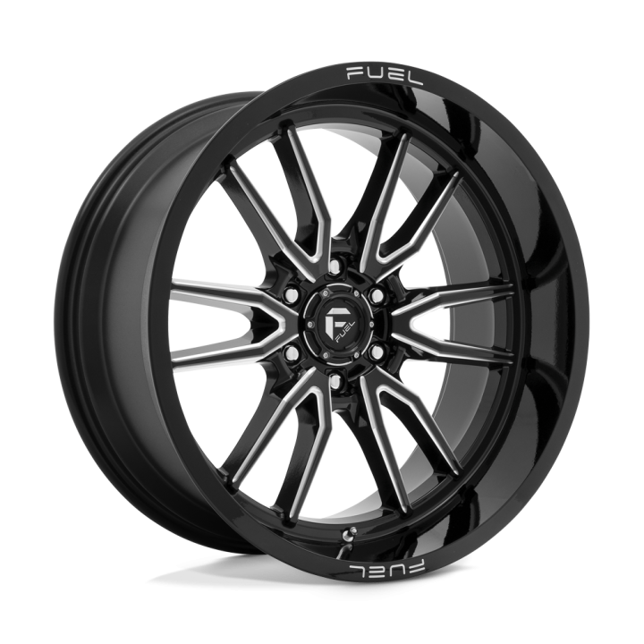 Felga aluminiowa D761 CLASH Gloss Black Milled FUEL