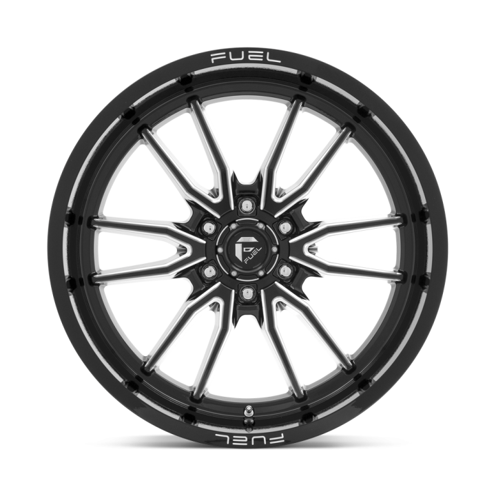 Felga aluminiowa D761 CLASH Gloss Black Milled FUEL - ujęcie 2