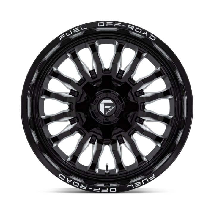Felga aluminiowa D795 ARC Gloss Black Milled FUEL - ujęcie 2