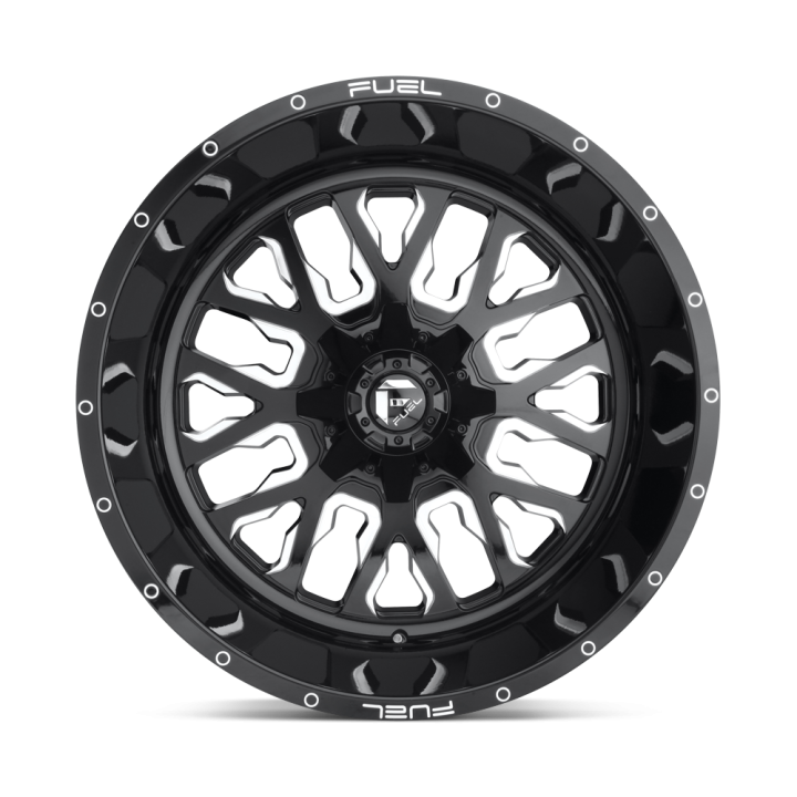 Felga aluminiowa D611 STROKE Gloss Black Milled FUEL - ujęcie 2