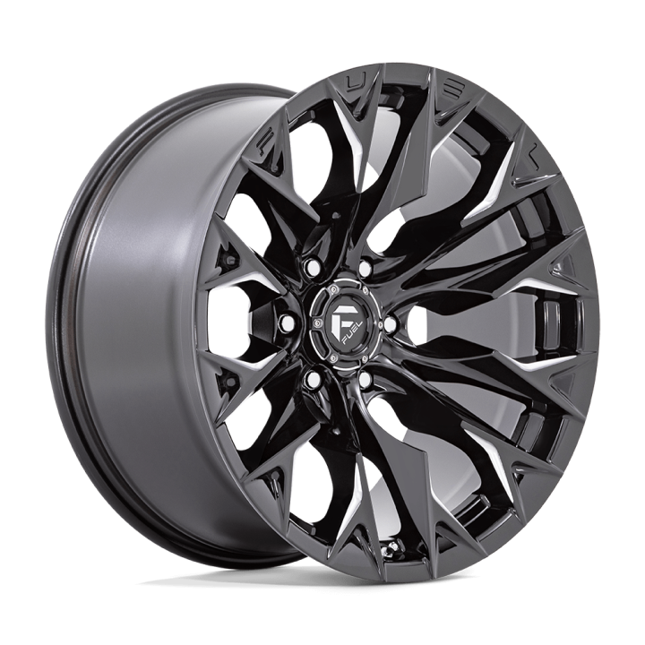 Felga aluminiowa D803 FLAME Gloss Black Milled FUEL