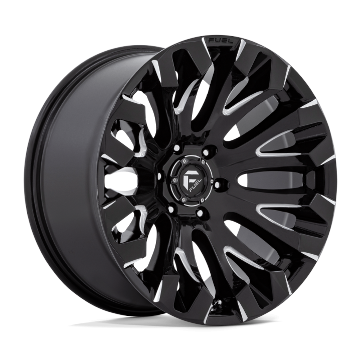 Felga aluminiowa D828 QUAKE Gloss Black Milled FUEL