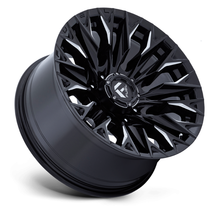 Felga aluminiowa D803 FLAME Gloss Black Milled FUEL - ujęcie 3