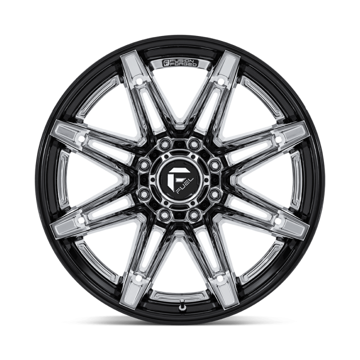 Felga aluminiowa FC401 BRAWL Chrome W/ Gloss Black Lip FUEL - ujęcie 3