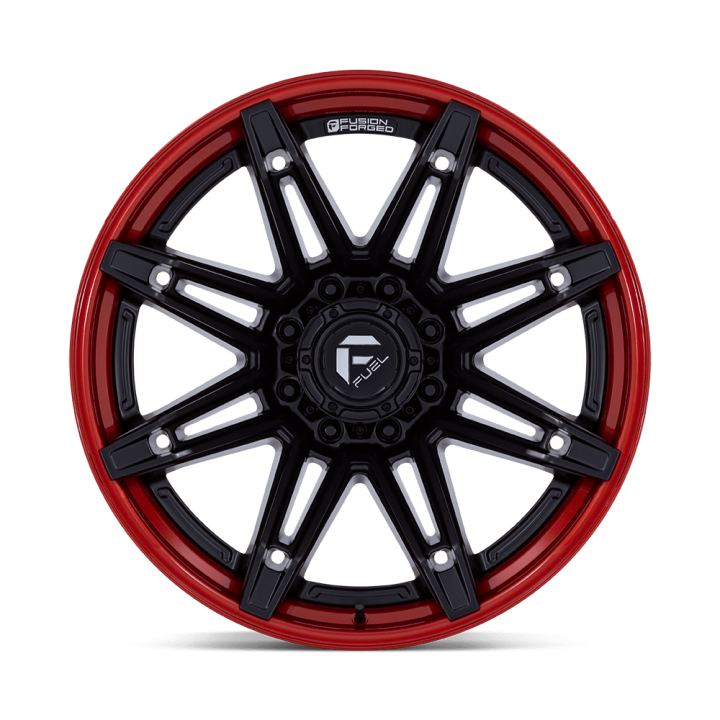 Felga aluminiowa FC401 BRAWL Matte Black W/ Candy Red Lip FUEL - ujęcie 2