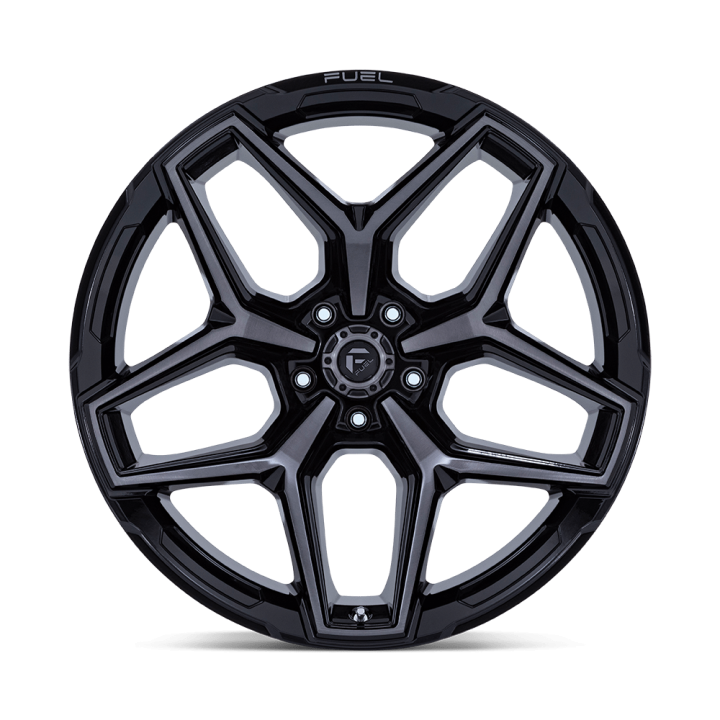 Felga aluminiowa FLUX Gloss Black Brush Fc Gray Ddt FUEL - ujęcie 2