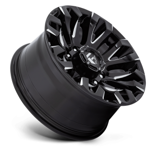 Felga aluminiowa D828 QUAKE Gloss Black Milled FUEL - ujęcie 2
