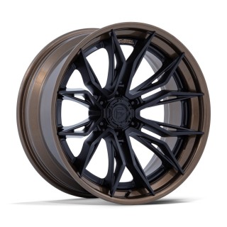 Felga aluminiowa FC404 MUTINY Matte Black W/ Gloss Bronze Lip FUEL