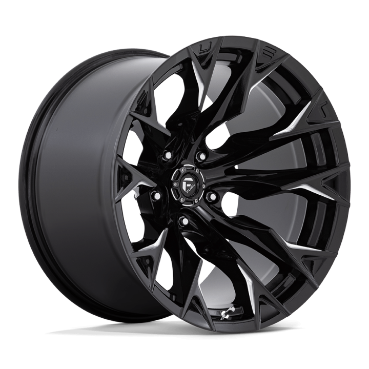 Felga aluminiowa D803 FLAME Gloss Black Milled FUEL