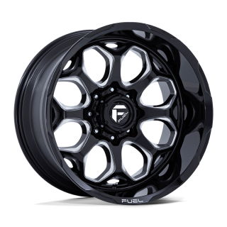 Felga aluminiowa FC862 SCEPTER Gloss Black Milled FUEL