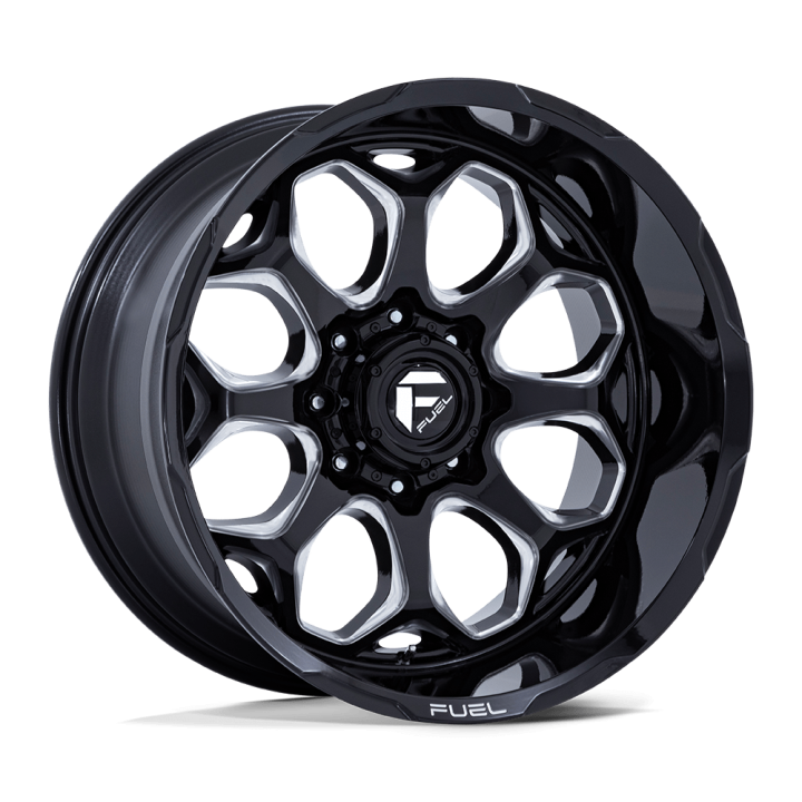 Felga aluminiowa FC862 SCEPTER Gloss Black Milled FUEL
