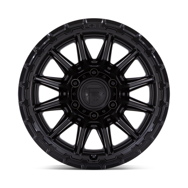 Felga aluminiowa FC866 PISTON Blackout W/ Gloss Black Lip FUEL - ujęcie 3