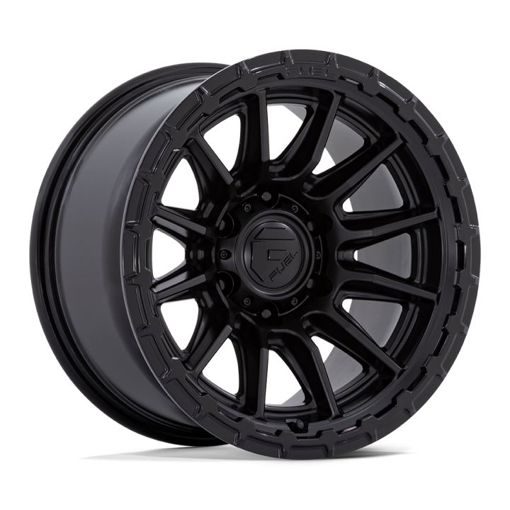 Felga aluminiowa FC866 PISTON Blackout W/ Gloss Black Lip FUEL