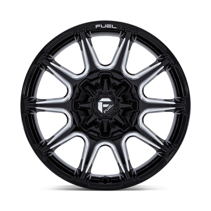 Felga aluminiowa FC880 SUPER C Gloss Black Milled FUEL - ujęcie 3